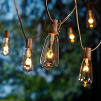 Подобри домови и градини отворено стакло Едисон Стринг светла, брои