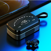 К Безжични Слушалки За Уши Bluetooth Sport Слушалки Премиум Верност Квалитет На Звукот Кутија За Полнење Дигитална LED Интелигенција
