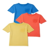 Момци за чудо нација quакард кратка ракав маица, 3-пакувања, големини 4- & хаски