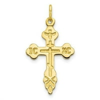 10к Жолто Злато Источен Православен Крст Шарм 10Ц66