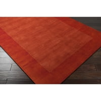 Уметнички ткајачи Foxcroft изгори портокалова модерна 5 '8' област килим