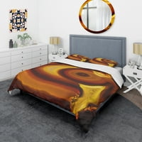 DesignArt 'Agate Geode Slice Macro' Апстрактна обвивка за покривање на Duvet