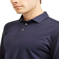 Цврста полова маичка со долги ракави на Бен Хоган, со големина 5xl со големина 5xl