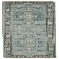 Олден традиционален персиски килим, чад сина јаглен, 2ft - 6in 8ft, тркач
