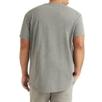 Силна облека за облека за мажи голема и висока маица-подолга должина на истегнување