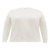 Tera & Sky Womensенски плус големина на руно џемпер
