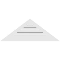 62 W 15-1 2 H Триаголник Површински монтирање ПВЦ Гејбл Вентилак: Функционален, W 3-1 2 W 1 P Стандардна рамка