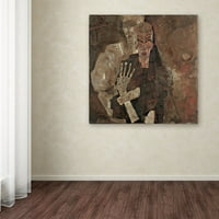 Смрт и човекот „платно уметност“ од Егон Шиле