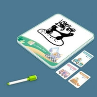Дрвени Монтесори Едукативни Играчки Игри Со Магнетни Загатки Животни Табла За Цртање Возила Триножник За Деца Мали Деца