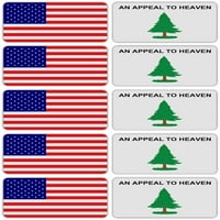 Рефлектирачки Апел До Небото Знаме И Налепници За Знаме НА САД