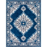 Уметнички ткајачи Afelpado Blue 7'10 10 'Традиционална ориентална област килим