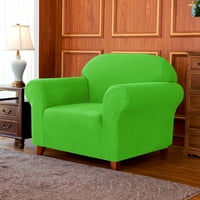 Subrte истегнете 1-парче текстурирана решетка за фотелја за фотелја, зелена трева