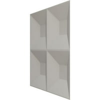 Ekena Millwork 5 8 W 5 8 h goster endurawall декоративен 3D wallиден панел, текстура металик сребро